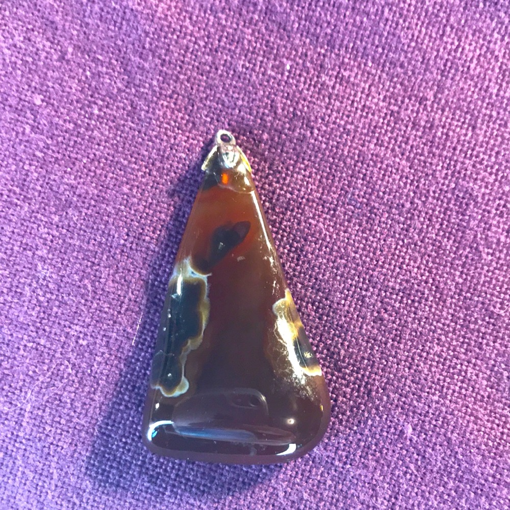 Vintage agate pendant